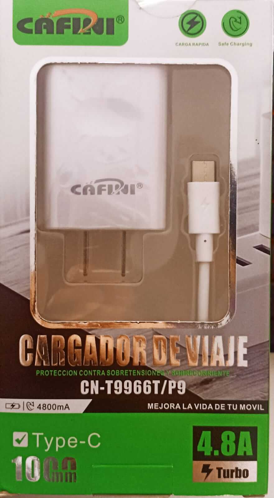 Cargador con salida tipo C - Carga rapida – G&M Shop Peru