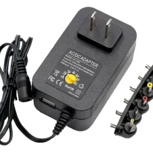 Adaptador De Corriente 9V/12V 2 En 1 Plugs