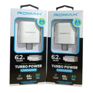 Adaptador De Corriente Romax 6.2A 80W TCC0526 Dado Cubo