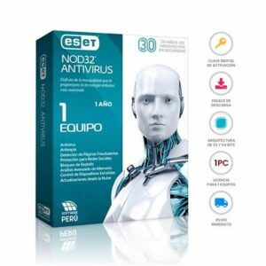 Antivirus Eset NOD32 1 Año Licencia Original 1 Equipo