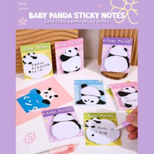Baby Panda Marcador marcapaginas con postit