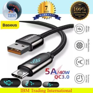 Cable Baseus Display Cable Usc Tipo C 5A Catsk 01