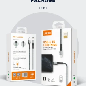 Cable Data Ldnio Type-c A Lighting LC111