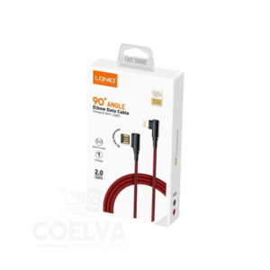 Cable LDNIO 90° Tipo C 2M 2.4A LS422