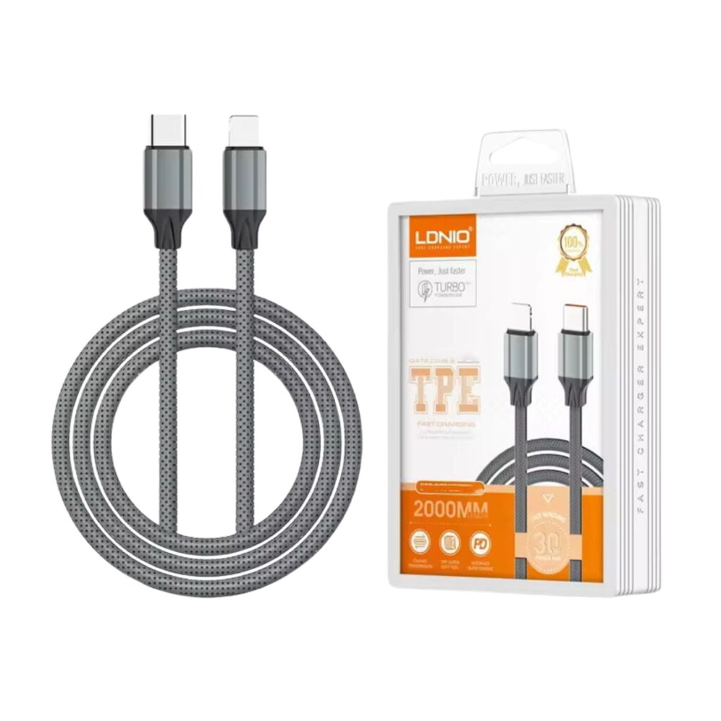 Cable Ldnio LC441I De Carga Rápida Usb-c A Lightning 30W De 1 M