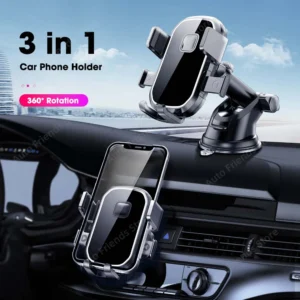 car holder 3 en 1 para telefono y montaje para automovile