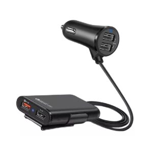 Cargador De Auto Wayja V8 Cable Plegable