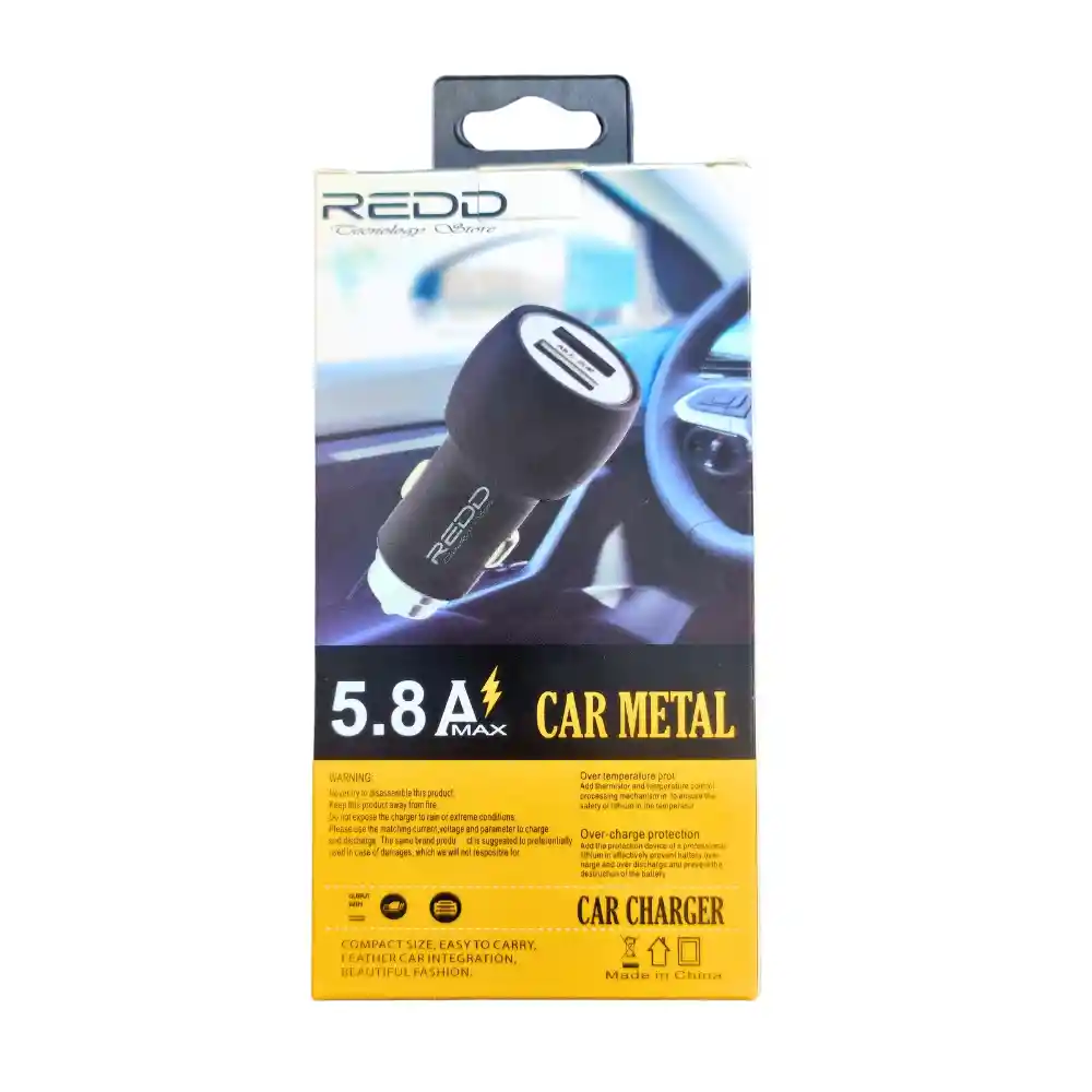 Cargador De Carro Redd 5.5A RD4055