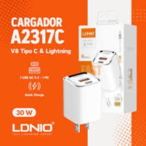 Cargador Ldnio A2317 30w Usb-c Pd + Usb Adaptador De Pared
