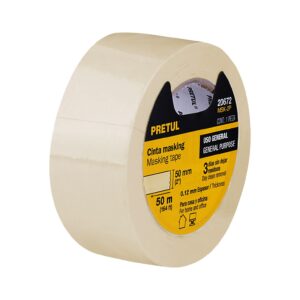 CINTA MASKING TAPE MULTIUSO 500 18MMX22.86M 3/7"X25yds