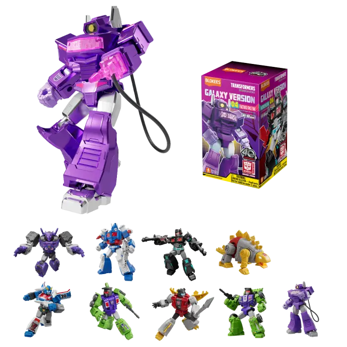Colección Transformers | Galaxy Version 04 FRACTURED SPACE - TIME | Blokee 9 Diseños