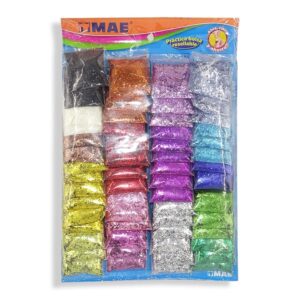 Diamantina De Colores Varios Escarcha En Bolsa