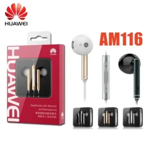 HUAWEI AM116 Auriculares intrauditivos con micrófono y control de volumen metálico Cancela