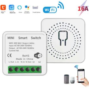 Interruptor inteligente con Wifi para el hogar, dispositivo de automatización con Monitor