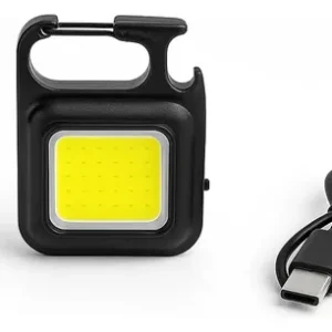 Mini Linterna Llavero Con Luz LED Recargable