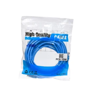 Patch Cord Cat6 15 Metros American Dakar PC6-15M Azul: ¡Conexión Gigabit Estable a Larga D