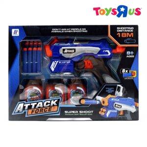 Pistola Attack Force Supper Shot Manual Soft Bullet Gun