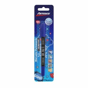 Plumon Indeleble Marcador 2 puntas Artesco