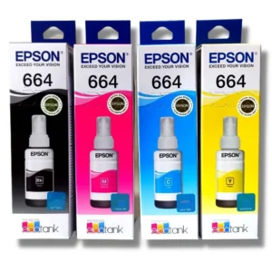 Tinta Epson 664 Duprint Dp Cian,magenta,amarillo Y Negro