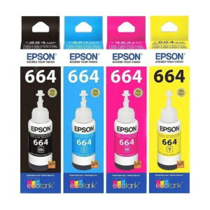 Tinta Epson Original 664 NEGRO,CIAN,MAGENTA Y AMARILLO