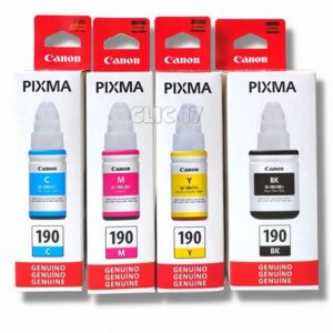 Tinta Para Impresora Canon Pixma 190 Cian,magenta,amarillo Y Negro